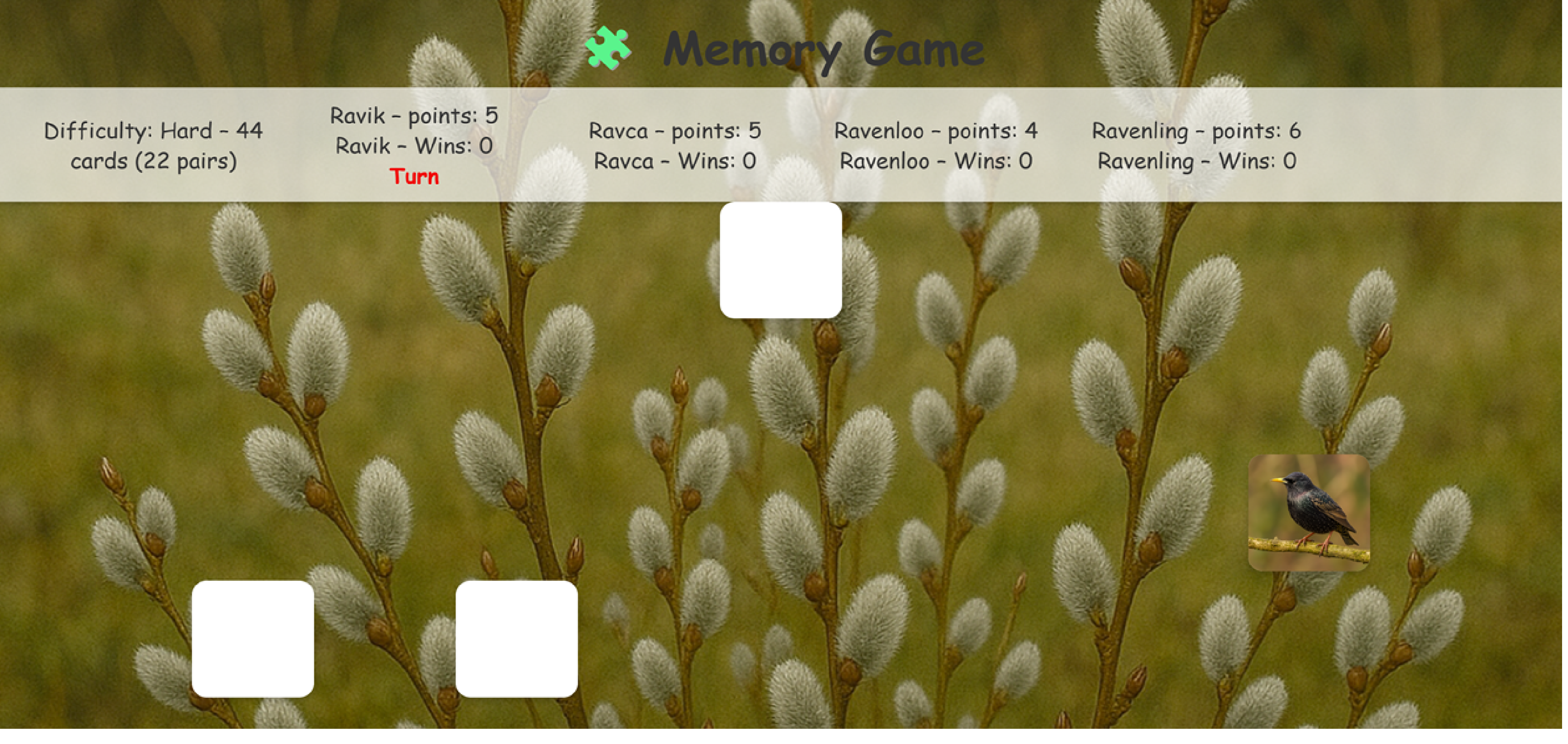 Ukázka hry Pexeso 2